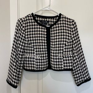New Chic Crop Tweed Jacket